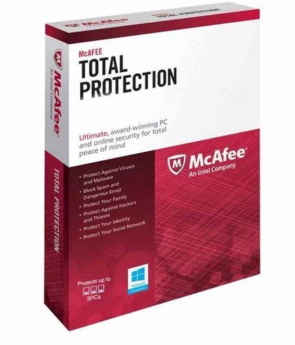 mcafee total protection free|McAfee Total Protection for Windows .